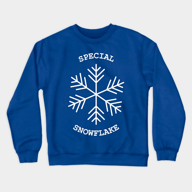 Snowflake Crewneck Sweatshirt by tmsarts